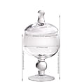thumbnail image 3 of Palais Glassware Clear Glass Apothecary Jars - Set of 3 - Wedding Candy Buffet Containers, 3 of 7