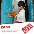 thumbnail image 3 of HLONKDoor Opening and Closing Reminder Decor Business Hours Sign, 3 of 8