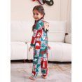 thumbnail image 6 of Hirigin Family Christmas Pajamas, Long Sleeve Christmas Tree Print Hooded Jumpsuit Sleepwear, 6 of 9