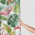 thumbnail image 3 of Orinice Tropical Flamingo Shower Curtains for Bathroom Green Palm Leaf Shower Curtain Set, Thick Textured Fabric Shower Curtain, 69x72, 3 of 7