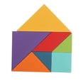 thumbnail image 3 of Rompecabezas de madera Geometría Tangram con tarjetas niños bloques de construcción juguete para juego educativo, 3 of 5