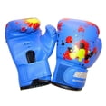 thumbnail image 2 of Wosthever Guante de boxeo para niños Dido, saco de boxeo deportivo de cuero PU, guantes de entrenamiento, guante de combate para niños Boxeo Azul, 2 of 6