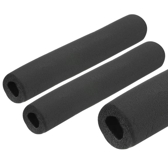 2pcs 10" Pipe Insulation Tube Outside Pipe Lagging 25mm(1") ID 43mm OD Foam Tubing Black