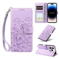 thumbnail image 1 of Funda Cartera GANGXUN con Diseño de Perrito en Relieve para iPhone 14 Pro Max , Protección 360° con Ranuras y Correa Desmontable, 1 of 6