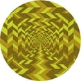 thumbnail image 1 of Ahgly Company Machine Washable Indoor Round Transitional Dark Bisque Brown Area Rugs, 6' Round, 1 of 7