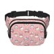 thumbnail image 1 of Fotbe Girl Rabbit Cangurera Cuadrada con Estampado de Doble Capa, Bolsa de Cintura Ajustable Mini para Hombres y Mujeres, 1 of 9