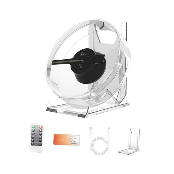 Ventilador de Proyección holográfica 3D CUTICAT portátil USB