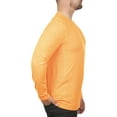 thumbnail image 2 of Mossy Oak Men's Blaze Orange Long Sleeve Performance Tee Shirt, Up to 3XL, 2 of 8