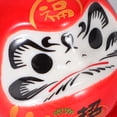 thumbnail image 4 of Figura decorativa de Daruma, decoración de cerámica japonesa, Daruma, estatua japonesa de Darma, figura de Darma de riqueza, 4 of 7