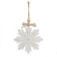 thumbnail image 1 of Holiday Time PL Glad Tidings Wood Snowflake Ornament Home Decor, 1 of 5