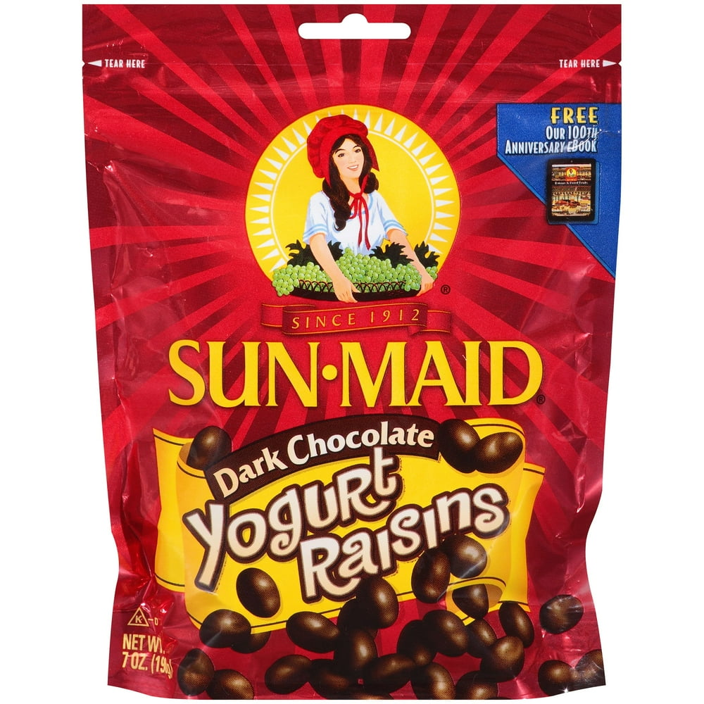SunMaid Dark Chocolate Yogurt Raisins, 7 Oz.