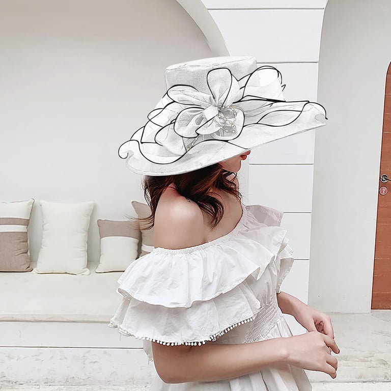 tea party hats and dresses for Women: How to Pick Yours fabric.Sun cap our and from harmful rays Tea Party Hat Easter Womens