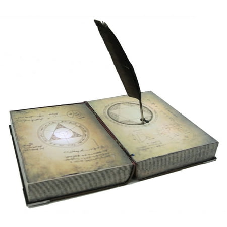 Spell Book with Feather Halloween Accessory