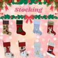 thumbnail image 3 of Comfy Hour Let It Snow Collection 18"x11" Christmas Winter Snowflake Stocking, Dark Gray, Polyester, 3 of 3