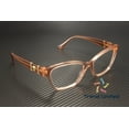 thumbnail image 3 of VERSACE VE3344 5434 Brown Transparent Demo Lens 54 mm Women's Eyeglasses, 3 of 5