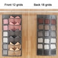 thumbnail image 4 of ENTASSER Household goods non-woven storage hanging type storage baggray, 4 of 5