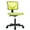 Green, variant on Seizeen Office Chair, Armless Desk Chair with Lumbar Support, Height Adjustable Computer Desk Chair for Office, Upholstered Task Chair with Swivel Rolling for Small Spaces, Gray