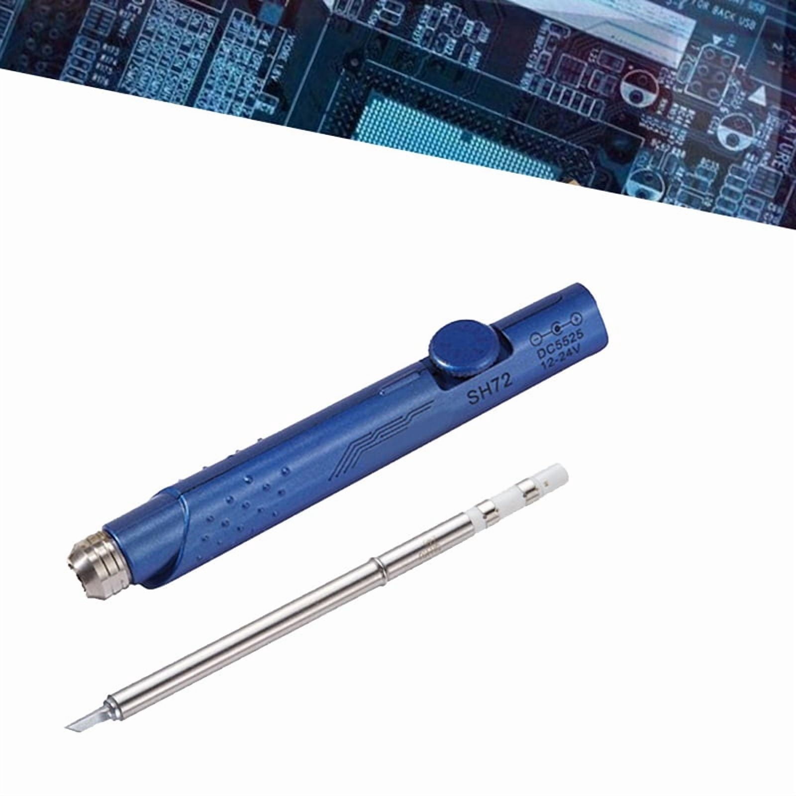 SH72 Soldering Iron 65W 12-24V 220-400℃ Adjustable Temperature SH72 KU Welding Tool Not T12 Dark Blue