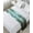Blue, variant on Bed Runner for Twin Size, Teal Forest Decorative Scarf Throws for Foot of Bed, Vintage Foggy Woods Tree Luxury Bedding Protector Slipcover Bedrunners for Hotel/Home, 71 x 20 Inch
