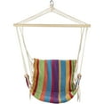 thumbnail image 3 of Northlight Striped Hammock Chair with Armrests -37" x 35.25 - Multi-Color, 3 of 9