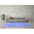 thumbnail image 3 of Ahgly Company Indoor Rectangle Abstract Blue Modern Area Rugs, 5' x 7', 3 of 4
