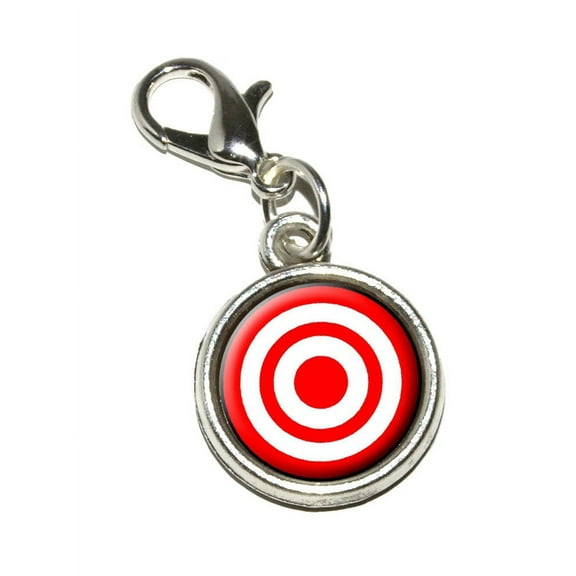 Target Sniper Scope Bullseye Bracelet Charm