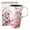 Pink Garden, variant on Topadorn Watercolor Pink Garden Floral Ceramic Travel Mug, 17oz, Wildflower Print, Spill-Resistant Lid, Microwave & Dishwasher Safe, Gift Boxed
