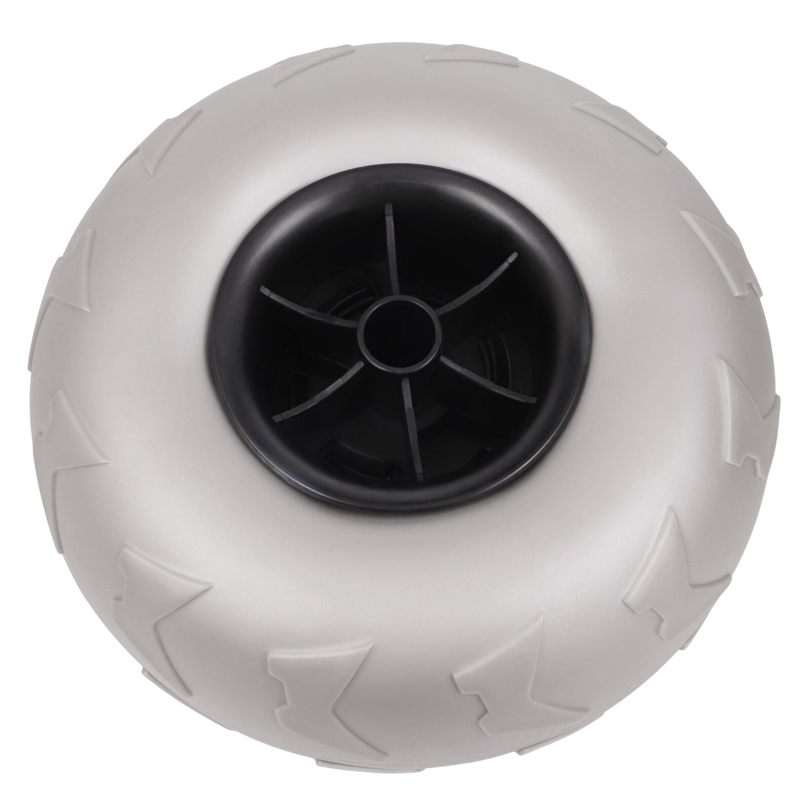 Beach Inflatable Wheels 2-Pack, 9" PVC Balloon Sand Tires for Cart Kayak Canoe Wagon, Low Pressure 3-5 PSI, 88lbs Capacity Per Wheel for Beach Camping Garden (Hub 0.78")