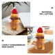 thumbnail image 4 of Juego de 2 botellas de jugo vacías navideñas, con forma de hombrecito de jengibre, transparentes, para bebidas, con sombreros y bufandas, de 500 ml, 4 of 7