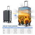 thumbnail image 4 of Vsdgher Beautiful Golden Sunflower Field Luggage Cover Suitcase Cover Protector Anti-scratch Suitcase cover Fits 18-32 Inch Luggage(No luggage included)-Large, 4 of 7