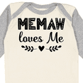 thumbnail image 4 of Inktastic My Memaw Loves Me Boys or Girls Long Sleeve Baby Bodysuit, 4 of 5