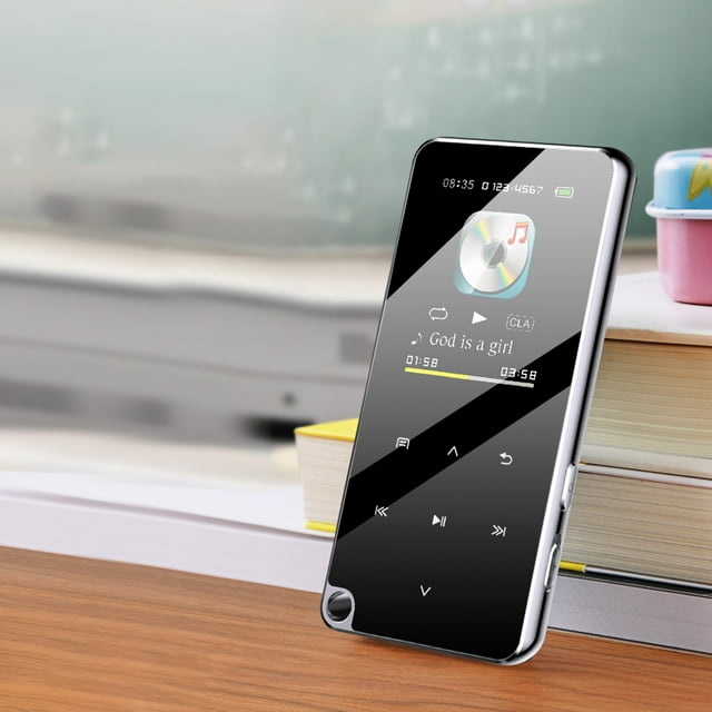 EGNMCR Bluetooth MP3 avec Carte Mémoire Lecteur de Musique MP4 Version Étudiant Sans Perte Hi-Fi MP5, Cadeau