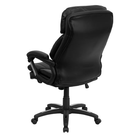 UPC: 0887178625774 | Flash Furniture High Back LeatherSoft Ergonomic Chair w/Plush Headrest Extensive Padding