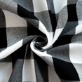 thumbnail image 5 of Plaid Round Checkered Cotton Linen Table Cover for Kitchen Dining Room Home Decor ( Round - 48 Inch, White & Black ), 5 of 5