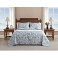 thumbnail image 2 of Tommy Bahama Cape Verde Quilt Set, King, Smoke, 2 of 5