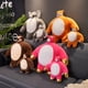 thumbnail image 4 of Almohada de cabeza pequeña de peluche, animal, oso, cabeza pequeña, músculo grande, cuerpo perezoso, zorro, unicornio, leopardo, abrazo para novio, regalo de Navidad, 4 of 5