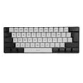 thumbnail image 3 of G61 Mini RGB Keyboard LED Backlight 61 Keys Ergonomic Mechanical Feeling Wired Gaming Keyboard for Office Business White, 3 of 14