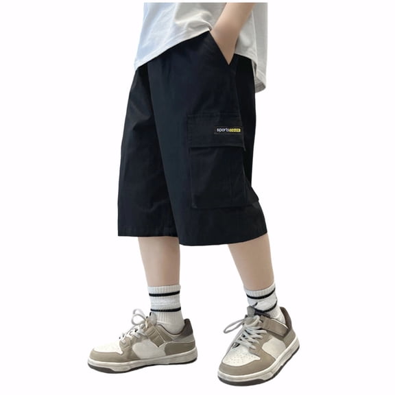 UYYX Baseball Shorts Boys Boys Shorts Size 10-12 Boys Shorts Youth Lightweight Pull-On Hiking Shorts For Sports Outdoor