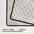 thumbnail image 4 of Washable Vintage Kitchen Mat 31"x20" Non Slip Soft Plush Low Profile Kitchen Rug, Distressed Medallion Oriental Style Sink Mat for Laundry Room Bedroom Office, 4 of 6