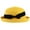 Yellow, variant on Monyance Bowler hat women Sun Hat for Beach and Outdoor Activities(10.63X6.3X3.35Inches)