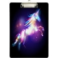 thumbnail image 2 of FMSHPON Unicorn Space Galaxy Nebula Starry Clipboard Hardboard Wood Nursing Clip Board and Pull for Standard A4 Letter 13x9 inches, 2 of 8