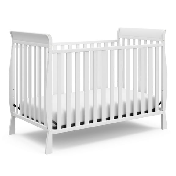 Storkcraft Maxwell 3-in-1 Convertible Baby Crib, White