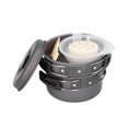 thumbnail image 1 of Juego De Cocina Para Exteriores, Utensilios De Cocina Portátiles Para Acampar, Kit De Desorden De Aluminio, Equipo De Cocina Para Exteriores, Juego De Cocina Para Mochileros, YLSHRF Portable Cookware Set, 1 of 8