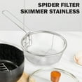 thumbnail image 7 of NOGIS Stainless Steel Deep Fry Basket Fried Basket, Round Fryer Basket, Deep Wire Strainer for Frying, Oil Drainer Strainer Tool with Handle, Ideal for Chips, Fries, Shrimps（23x23cm）, 7 of 7