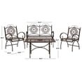 thumbnail image 4 of Safavieh Sophie Outdoor Traditional 4 Piece Living Set, 4 of 6