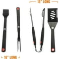 thumbnail image 5 of Yukon Glory 5pc Premium Grilling Tools Set with Spatula, Gloves, Tongs, Grill Brush, Meat Fork, 5 of 7