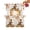 White, variant on Fall Scarecrows Kitchen Curtains Sets 24 Inch Length Tier Curtain, Thanksgiving Autumn Pumpkins Leaves Beige Rod Pocket Window Treatments, Window Valance Curtains for Bathroom/Bedroom/Cafe 3 Panels