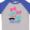 thumbnail image 4 of Inktastic Middle Sister to a Little Mister Girls Toddler T-Shirt, 4 of 5