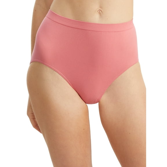 Women's Bali 803J Comfort Revolution Microfiber Brief Panty (Blushing Rouge 8/9)