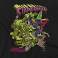 thumbnail image 2 of Superman T-Shirt Versus Metallo Blacklight Unisex Graphic Tee For Men & Women, 2 of 7